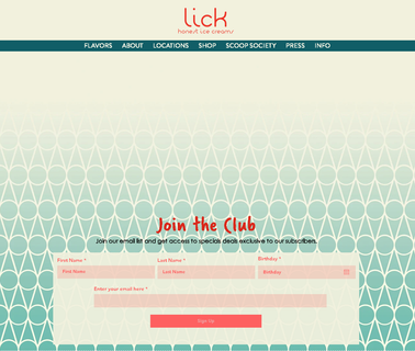 Lick Honest Ice Creams grass kitchen