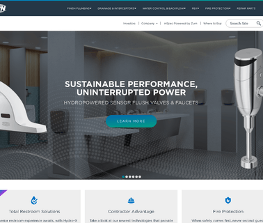 Zurn Industries bathroom faucets design