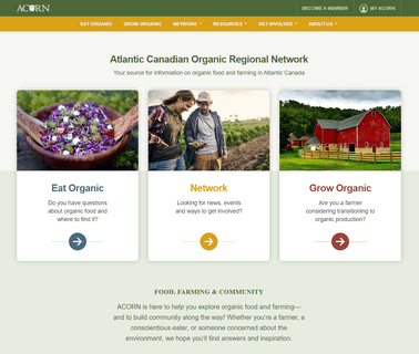 Atlantic Canadian Organic Regional Network Acorn foods agriculture