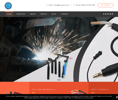 Changzhou Tonyweld welding tig torch