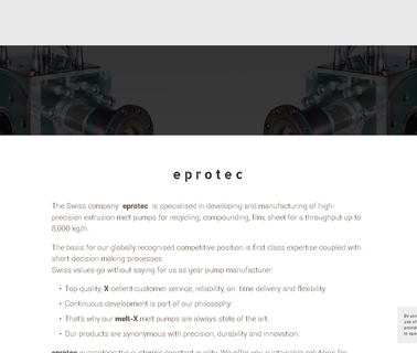 Www.Eprotec.Ch granulator extrusion