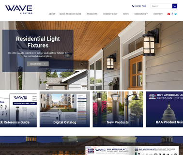 Wave Lighting;Po Box incandescent landscape