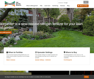 Milorganite R lawn non