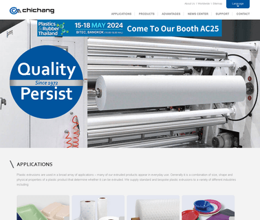 Chi Chang Machinery Enterprise. foam sheet extrusion machine