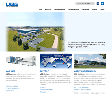 Ube Machinery Inc. additives machines