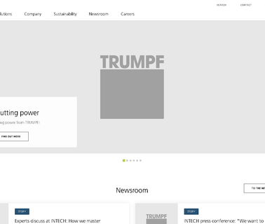 Trumpf Inc. single punch machine