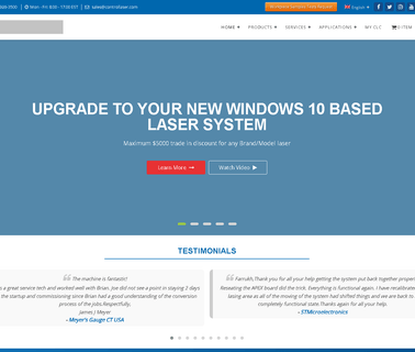 Control Laser Corporation industrial marking machines
