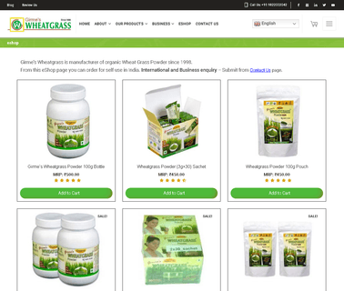 Girmes Wheatgrass chlorophyll powder