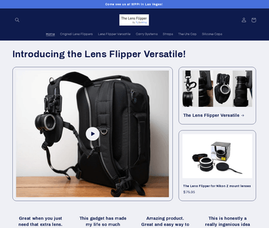 Lens Flipper bags point