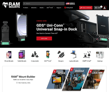 Ram Mounting Systems charging data