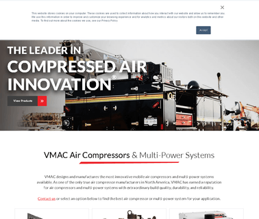 Vmac - Vehicle Mounted Air Compressors vans products