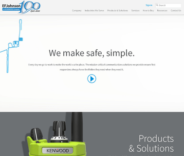 Efjohnson Technologies radios support