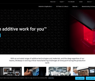 Stratasys 3D Printing & Additive Manufacturing Stratasys manufacturing solutions