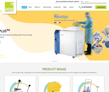 Arvs Equipments medical waste container
