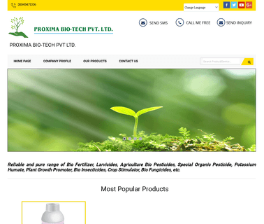 Proxima Bio-Tech. bio pesticide
