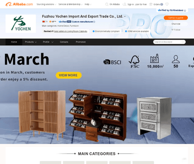 Fuzhou Yochen Import and Export Trade cabinet box wine