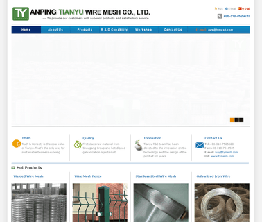 Anping Tianyu Wiremesh, steel wiremesh