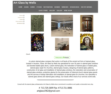 Art Glass By Wells stained glass windows