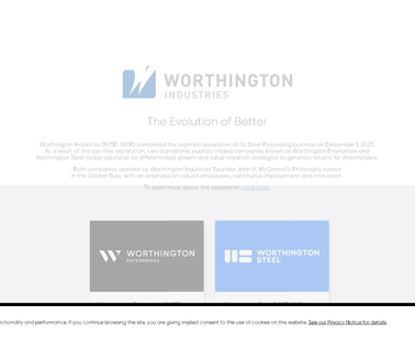 Worthington Industries steel sheet metal construction