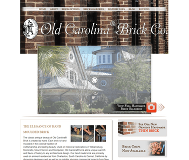 Old Carolina Brick Company, Handmad carolina brick