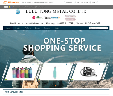 Guangzhou Lulu Tong Metal glass wide bottle