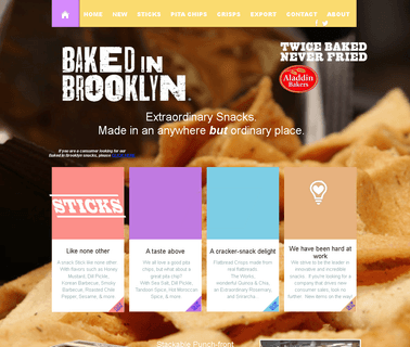 Baked in Brooklyn snack items