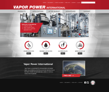 Vapor Power International industrial gas burner