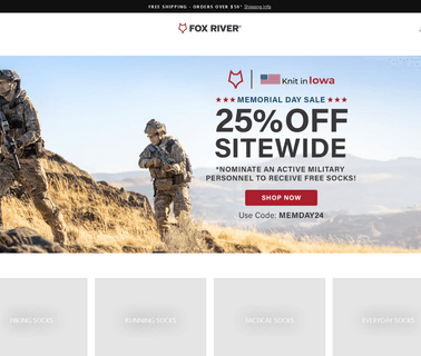 Fox River Mills backpacking gear
