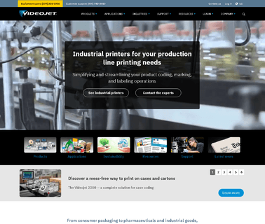 Videojet Technologies ink marking machine