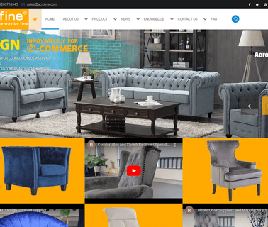 Acrofine Industrial recliner salon