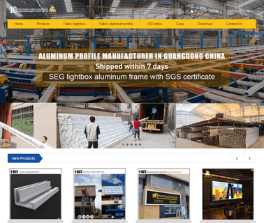 Guangzhou Huibaimei Information Technology aluminum fabric frame
