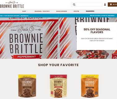 Brownie Brittle,  brownie