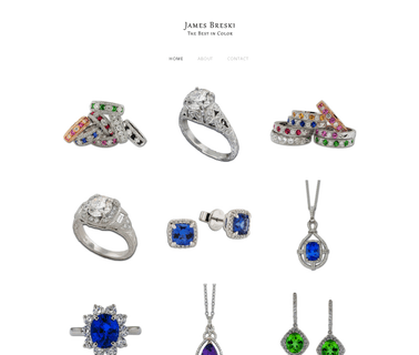 James Breski Company earrings platinum