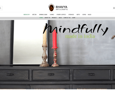 Bhavya Art & Crafts chest table