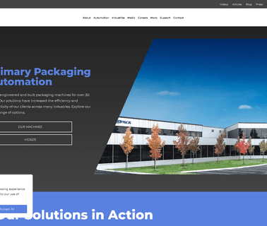 Weighpack Systems Inc vacuum wrapping machine