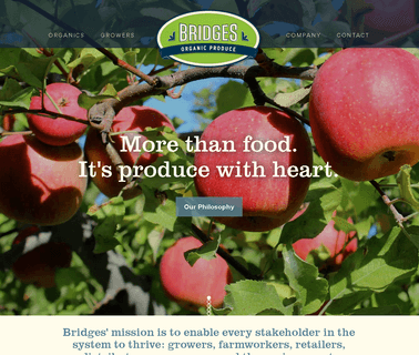 Bridges Organic Produce organic vegetables fruits