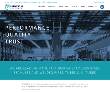 Universal Stainless stainless steel square pipes and tubes