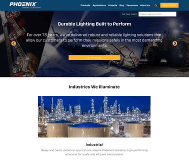 Phoenix Products Co.; incandescent landscape