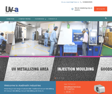 Aadinath Industries injection molding plastic spray