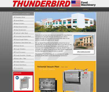 Thunderbird Food Machinery low capacity