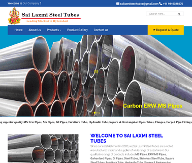 Sai Laxmi Steel Tubes erw square steel tubes