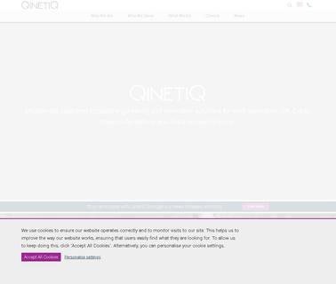 Qinetiq North America military application
