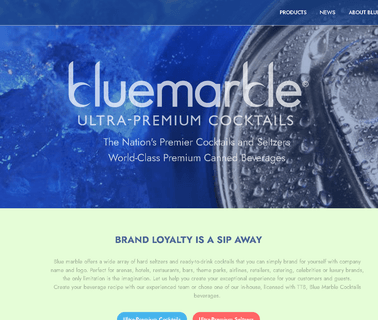 Blue Marble Cocktails ultra global