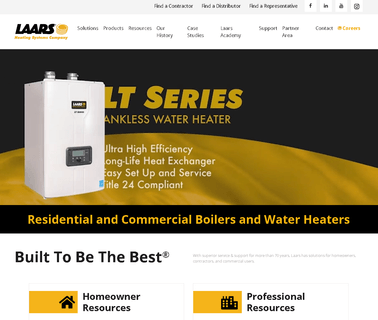 Laars Heating Systems Company, A Subsidiary Of Bradford bradford