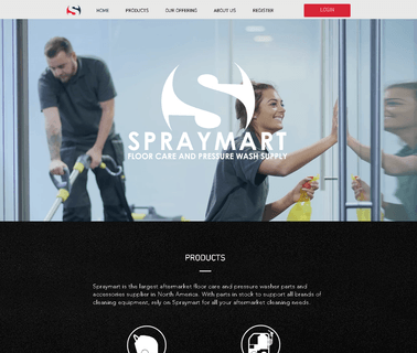 Home - Spraymart squeegees floor