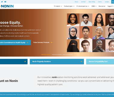 Home - Nonin Medical fingertip