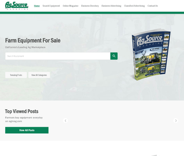 Ag Source Magazine sale tractor