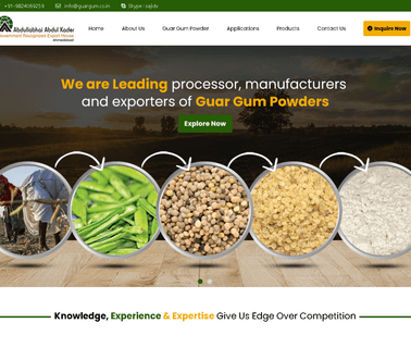 Abdullabhai Abdul Kader guar hydrocolloids