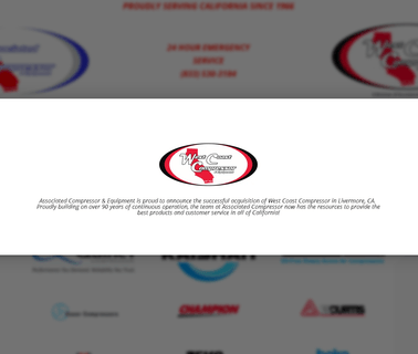 Associated Compressor & Equipment Air Compressor Sales Service ingersoll rand compressor