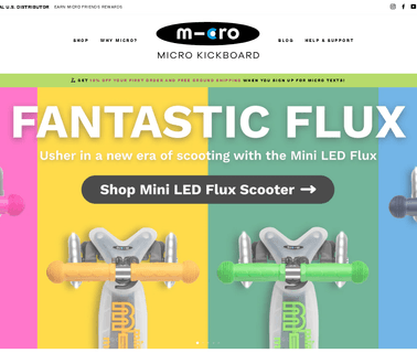Micro Kickboard consumer vehicles